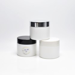 JG-AQ60 60ml White Glass Cosmetic Jar